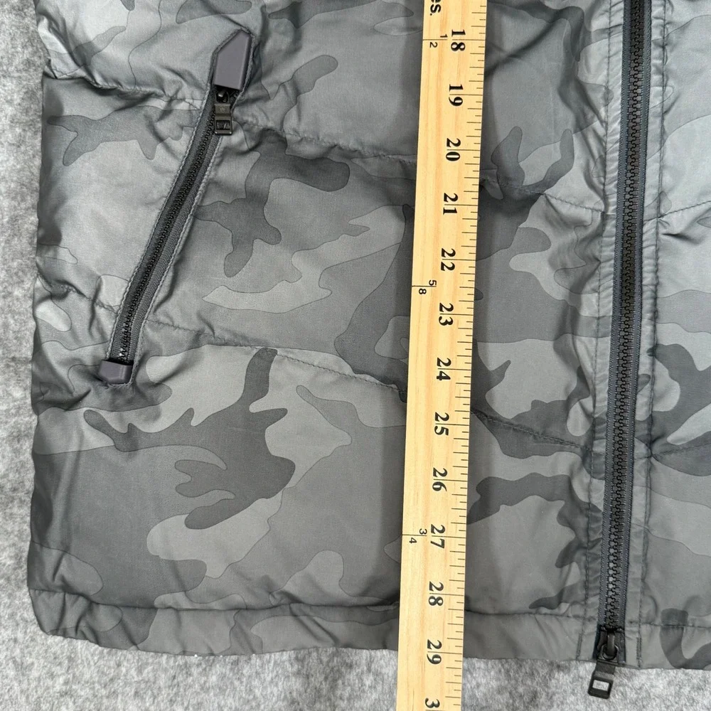 Peter Millar Mens XL Gray Camo Après Ski Puffer Vest Water Resistant MF22Z01
